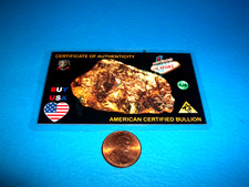 22K GOLD NUGGET 1/4 GRAIN RAW GOLD picture