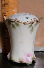 Vintage ceramic with floral design SALT SHAKER SINGLE picture
