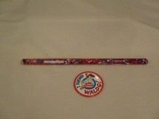 Vintage 1991 Where’s Waldo Red White Blue Glitter  Wonder Tube Wand Stick picture