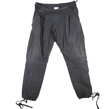 Anokhi Women's Black Drawstring Pleated Cargo Jogger Pants Size Medium (0193) picture