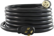 Conntek 1450SS2-25 50 Amp Temp Power Generator Cord, 25-Feet, Black picture