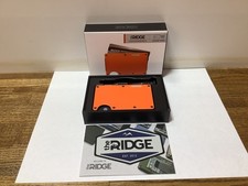 NEW Ridge Slim RFID Blacking Wallet- Basecamp Orange - Money Clip picture