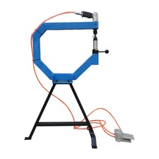 4inch Pneumatic Planishing Hammer Airpress Tool w/ Cast-Iron Stand, Anvil 1/2/3