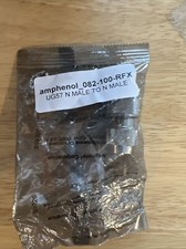 Amphenol 082-100-RFX RF Coaxial Connector UG57 N Type male to male adapter picture