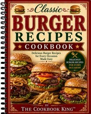 Burger Cookbook  + Vacation Certificate cook book Recipes Cookbook Classic picture