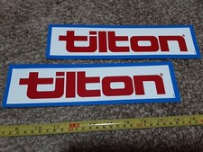Lot of 2 Tilton Racing Decals Stickers NHRA Nascar Street Outlaws Clutch  picture