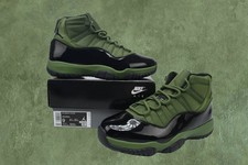 MEN - Size US Jordan 11 Retro Army Green Black CT8012-300 picture