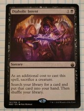 MTG - Diabolic Intent - Battlebond Regular 141 R BBD picture