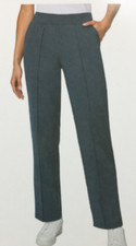NEW Mondetta Women's Pintuck Straight Leg Pull On Pants Size XL picture