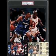 1996-Chicago-Michael Jordan Vs Penny-PSA TYPE 1 Original Photo-Upper Deck Image picture