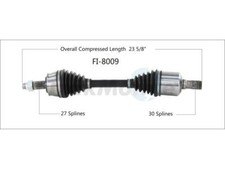 TrakMotive Front Left CV Axle Shaft for 2015-2016 Jeep Renegade 2.4 picture