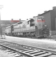 26BB150 NEGATIVE 1970s BESSEMER & LAKE ERIE RAILROAD LOCO #801 picture