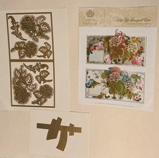 Anna Griffin Pop Up Bouquet Flowers Dies Set AG1351 Never Used picture