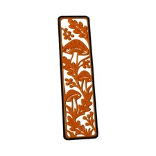 Mushroom-Themed 3d Design Bookmark Orange & Black 3d Printed The Nurse Flipper picture