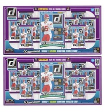 Lot Of 2 2025 Donruss Football Costco Box 1 Oversize Downtown + 8 Packs picture