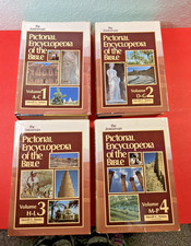 Zondervan Pictorial Encyclopedia of the Bible Vol 1-4 Hardcover Books 1976 VG+ picture