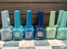 CHOICE Vintage Naturistics Super Shine Nail Polish SURF'S UP, PERFECT WAVE Blue picture