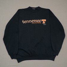 Vintage 80s 90s Tennessee Volunteers T Synergism Black Sweatshirt Adult XL picture