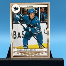2024-25 Upper Deck Series 2 - O-Pee-Chee Glossy Macklin Celebrini #OPC-34 (RC) 2 picture