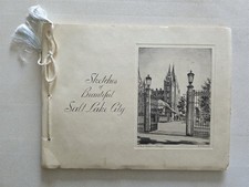 Sketches of Beautiful Salt Lake City Book 1938, 20 Albertypes by N.I. Gornick picture