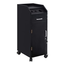 Rolling Hair Salon Station Locking Beauty 4 Drawers Cabinet Stylist Equipment US picture