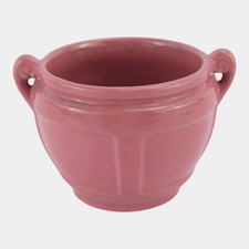 Roseville Solid Colors Rose Pink 1917 Pottery Ceramic Jardiniere Planter 548-4 picture
