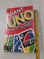 Mattel Games UNO Classic Giant Card Game  GPJ46 Family Card Game Oversized Cards picture