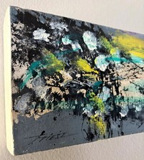Ray Friesz (1930-2007) Large Abstract Original Painting on Canvas 37” x 5.5” picture