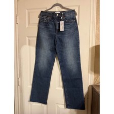 NWT DAZE Denim Sundaze High Rise Vintage Straight Jeans Authentic Size 27 picture