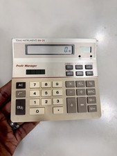 Vintage 1986 Texas Instruments BA-20 Profit Manager Calculator TI. Works picture