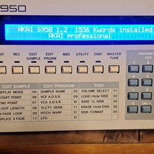 AKAI S950 Vintage 12-Bit Sampler MAX RAM Gotek USB OLED LCD + 400 Samples picture