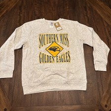 southern miss golden eagles Large Crew Neck Sweatshirt NWT  picture