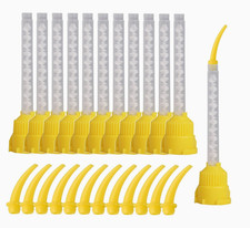 Share 100Pcs Dental Impression Mixing Tips with Yellow Banana tips picture