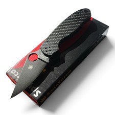 Spyderco Para 3 C223GPBK CPM S45VN DLC Flytanium Carbon Fiber Folding Knife picture