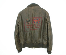 Vintage Essebi Leather Jacket Made Italy Britain Germany picture