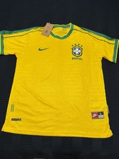Nike Brazil 2010-11 home soccer jersey in size large picture
