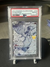 Pokemon TCG PSA 10 2021 Reshiram 113/114 Celebrations Classic Holo EN picture