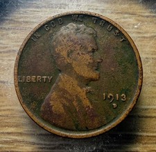 1913-D Lincoln Wheat Cent - Actual Coin Shown -  & Tracking INV#121 picture