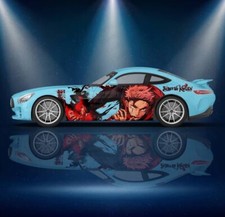 Itasha Custom Car Decals; Anime Inspired Car Decals; Itasha Side Decal,Both Side picture
