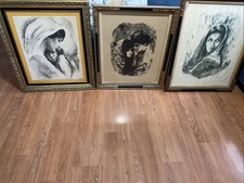 Saudu Libeiman Vintage Original Painting Signed picture