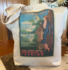 Sandra Stillwell Presents Ambassador of Fashion Washington Doll Fashion Tote Bag picture