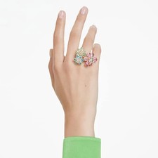 Swarovski Idyllia Ring Mixed cutting set with gemstones flowers Size: US 8 picture