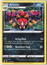 Ariados 113/196 Rare Lost Origin Pokemon NM picture