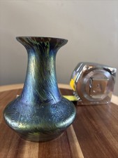 Antique Bohemian Art Nouveau art glass. in the style of Loetz or Kralik picture