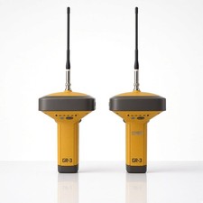 Topcon GR-3 GNSS GPS GLONASS Base & Rover RTK — UHF Radio, Bluetooth, Case picture