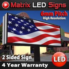 LED Sign Outdoor 2 Sided LED Programmable Message Center 2 Sided Sign P6  picture