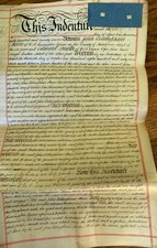 1877 Indenture, Lease of  Kensington Square,  Middlesex. England Moore and Smith picture