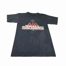 Vintage 90s Small Soldiers T Shirt 1998 Movie Promo Mens Extra Small Youth L/XL picture