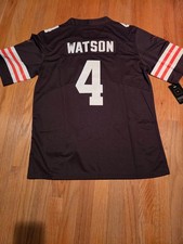 men size cleveland browns #4 deshaun watson  S-2XL NWT Stitched customized picture