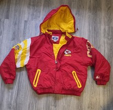 Vintage 90’s Kansas City Chiefs STARTER Puffer Jacket Men’s Size XL  picture